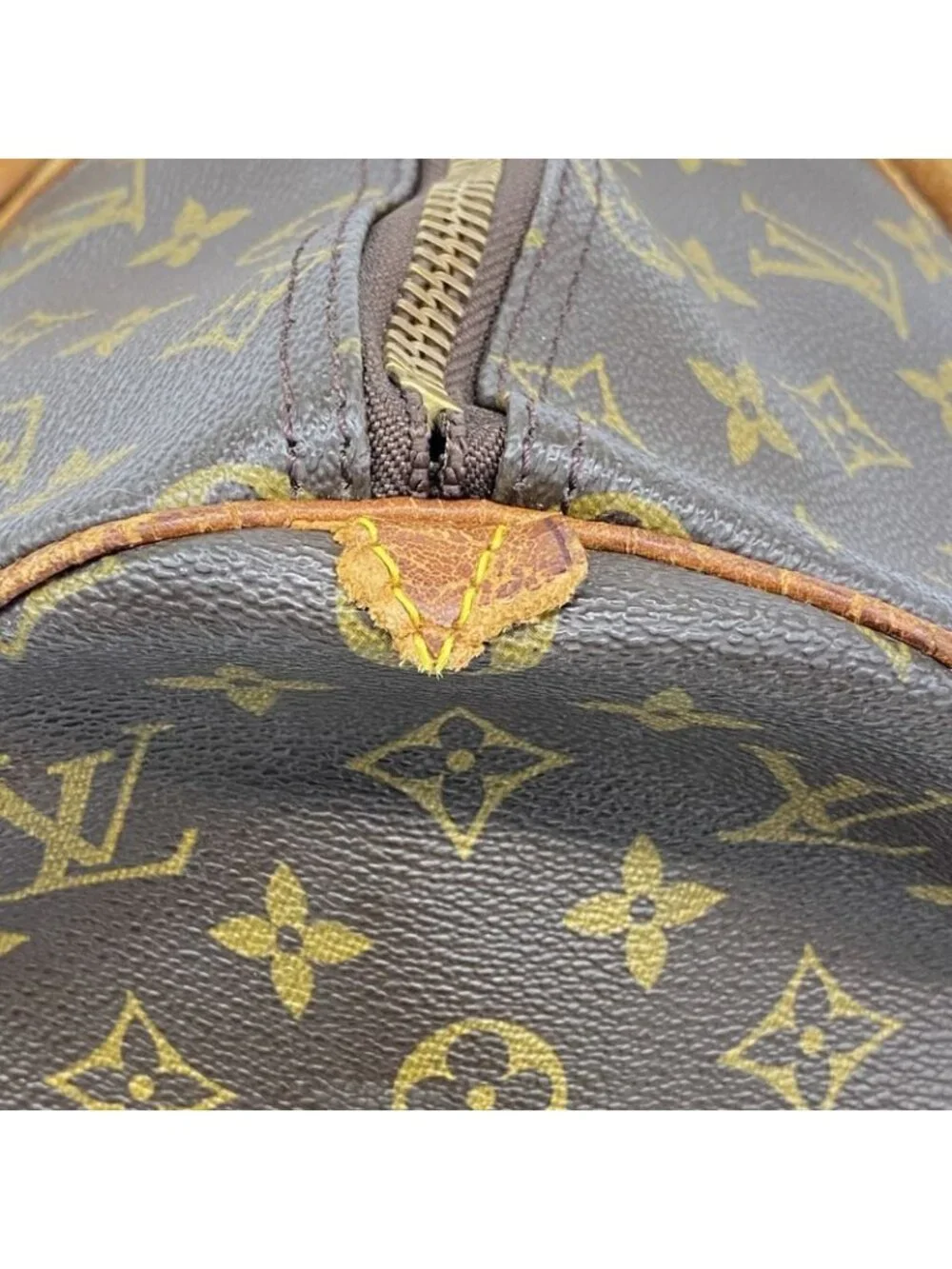 Louis Vuitton Boston Bag Monogram Keepall 45 Brown - Picture 5 of 10